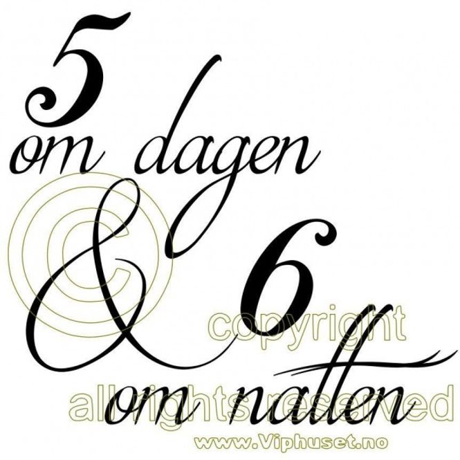 Hovedbilde 5 om dagen 6 om natta