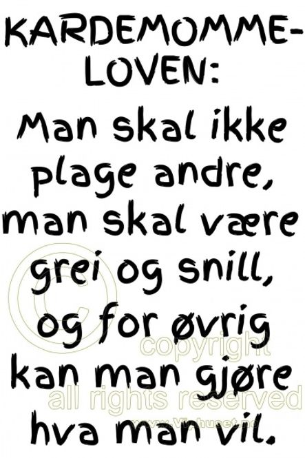 Hovedbilde Kardemommeloven