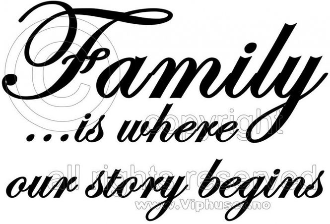 Hovedbilde Family ... is where