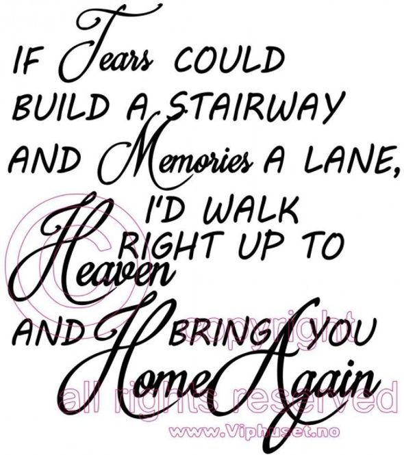 Hovedbilde If tears could build a ...