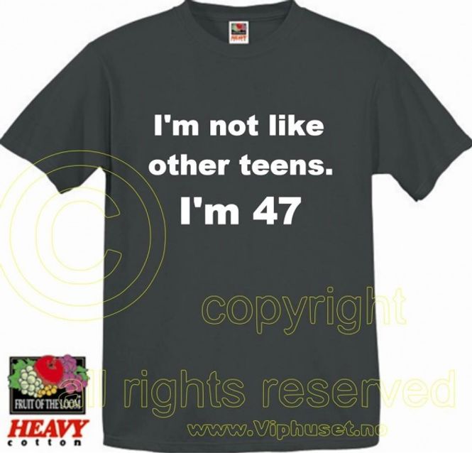 Hovedbilde Im not like other teens im ...