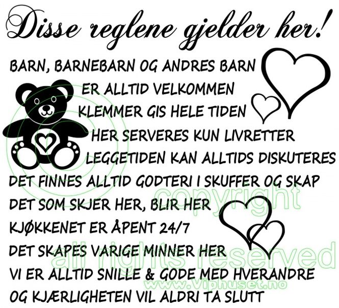 Hovedbilde Disse reglene gjelder her