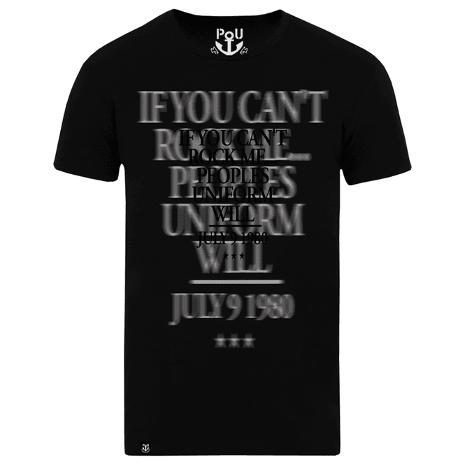 Hovedbilde Rock Me t-shirt svart str L