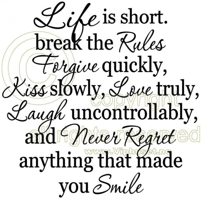 Hovedbilde Life is short