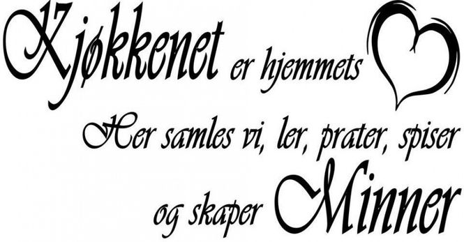 Hovedbilde Kjøkkenet er hjemmets