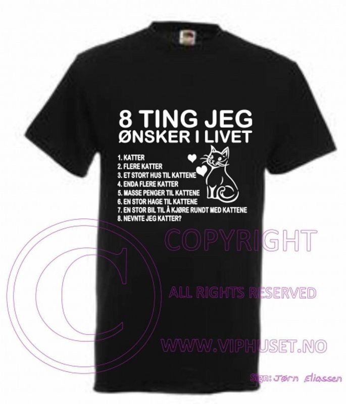 8 ting jeg ønsker i livet