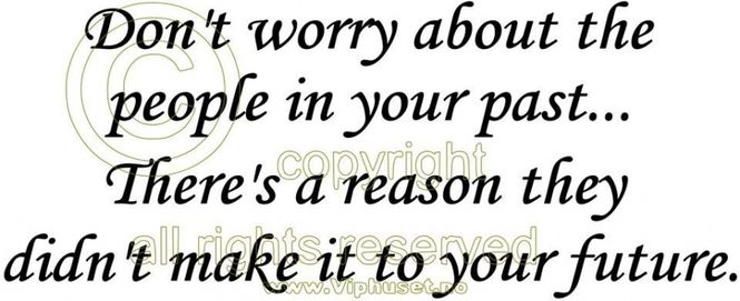 Hovedbilde Dont worry about the past
