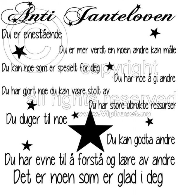 Hovedbilde Anti jante loven2