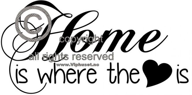 Hovedbilde Home is where the heart is 2