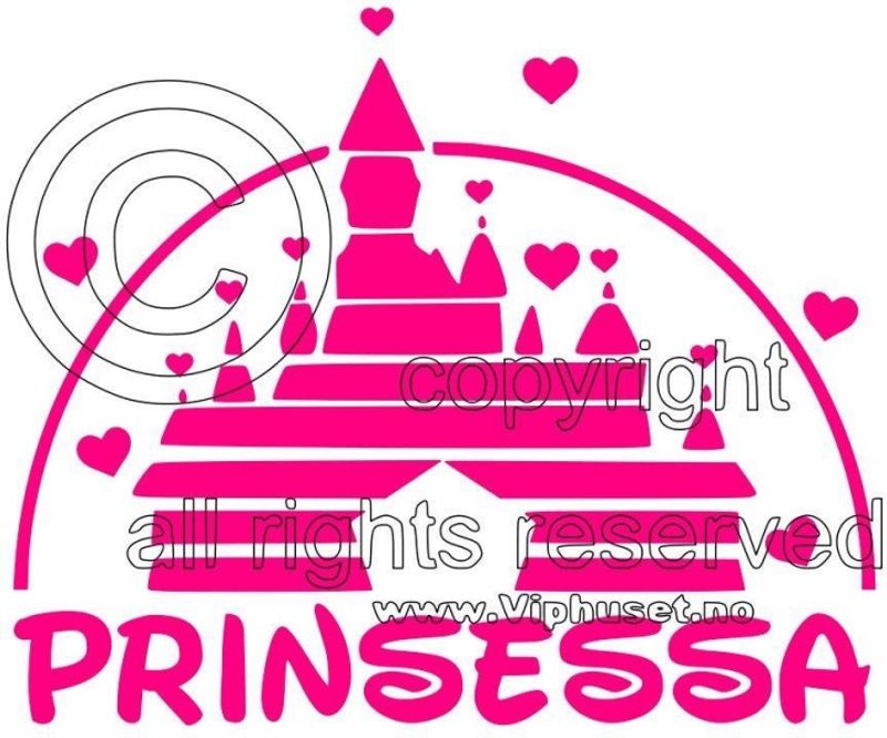 DIsney slott med egen tekst