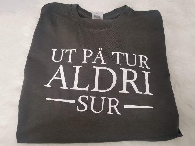 Ut på tur aldri sur 