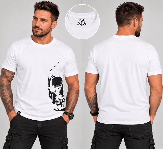 Hovedbilde Wesley t-shirt hvit Str XL