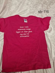 Hovedbilde Tshirt rosa inne i min mammas ...