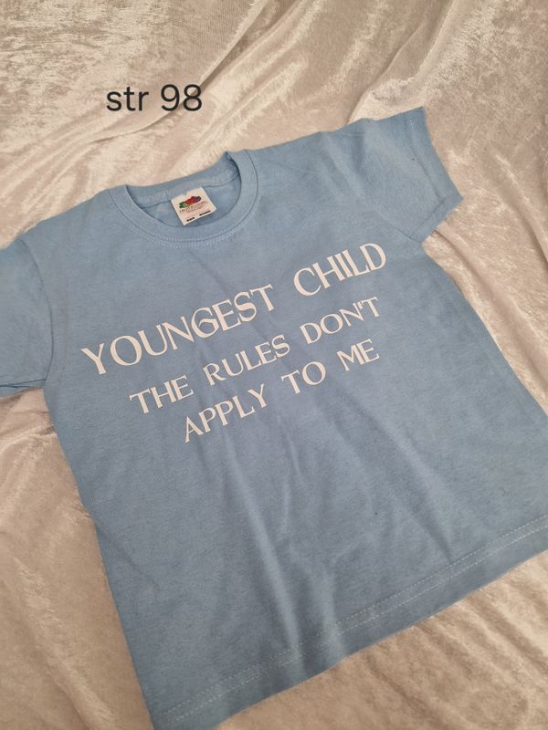 Lys blå youngest child ( str 98)
