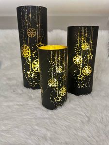 Hovedbilde Lyslykt Julekuler matt sort ...