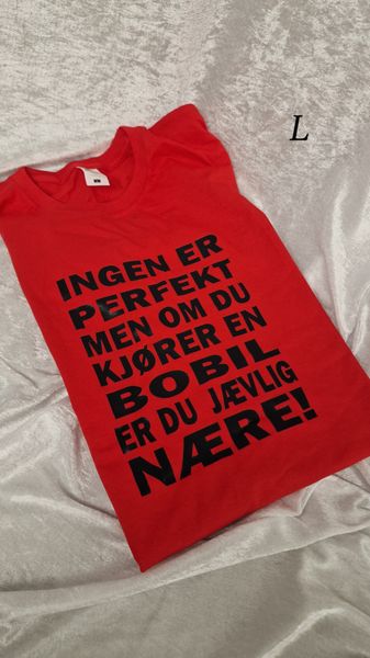 Bobil jævlig rød ( L ) 