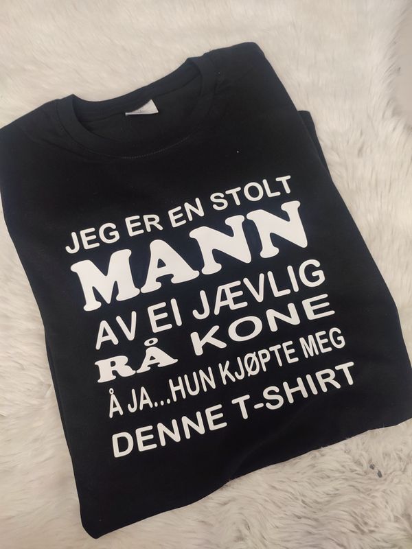 Jeg er en stolt ... av en jævlig rå ... 