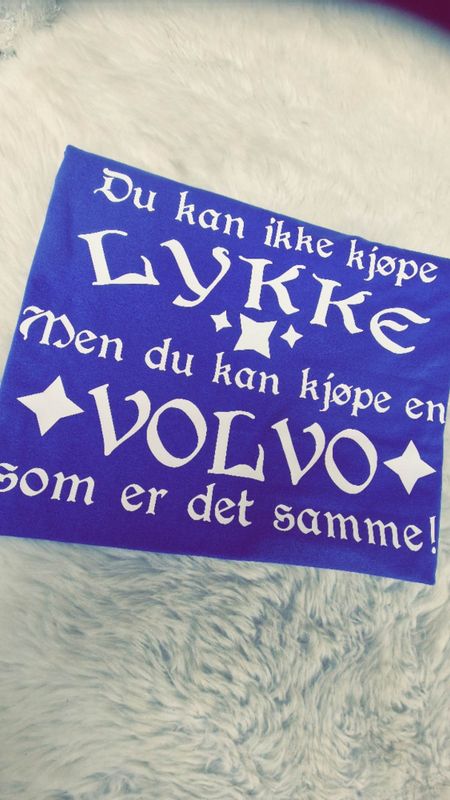 Du kan ikke kjøpe lykke VALGFRI tekst