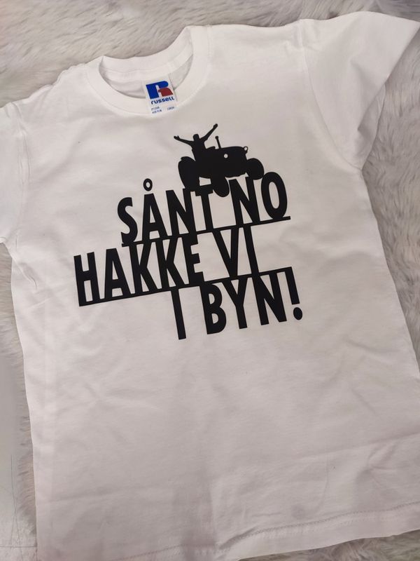 Sånt no hakke vi i byn